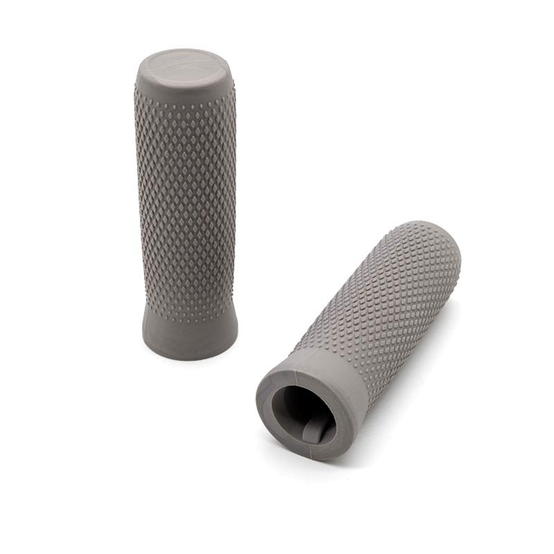 Puños de silicona grises para Ninebot Es1 Es2 Es4 - 2 uds - RuedaQrueda