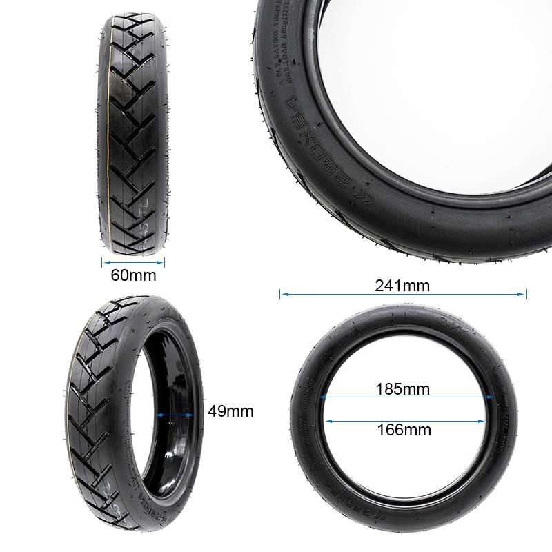 Neumático Tubeless 250X54 para Xiaomi Mi4 Edition GEL - RuedaQrueda