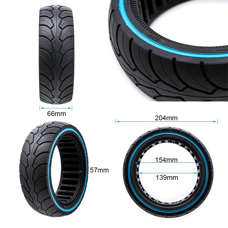 Rueda maciza ultraligera 8,5x2,5-6,1/B58 - línea azul (válido para Dualtron Mini) - RuedaQrueda