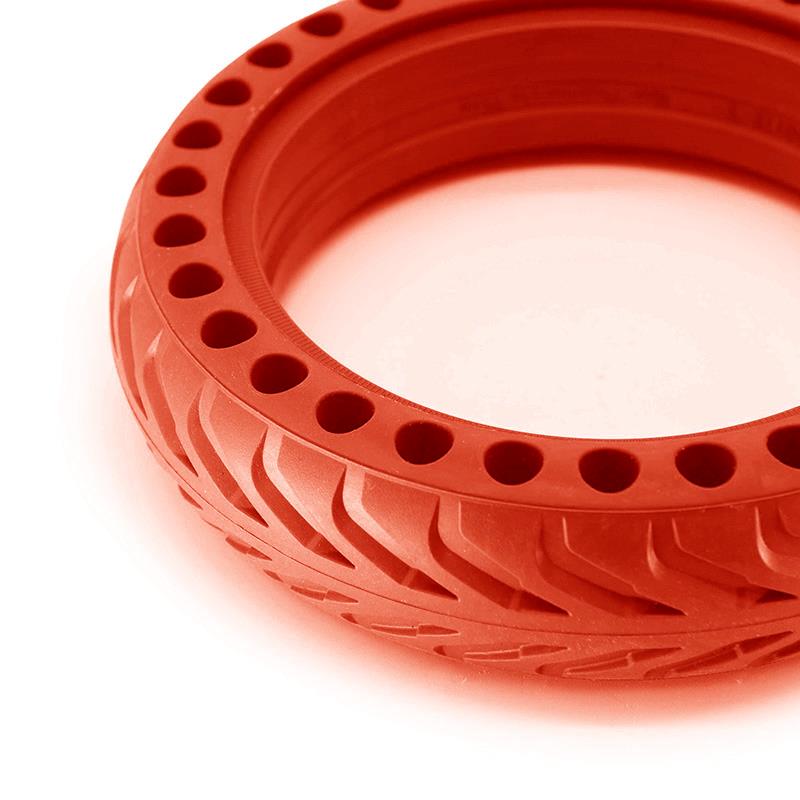 Rueda maciza perforada 8,5x2-6,1/B34 - rojo - RuedaQrueda