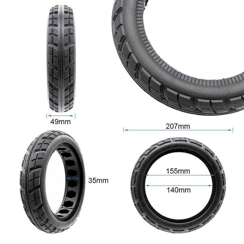 Rueda maciza 8,5x2-6,1/B34 - [YZS] - RuedaQrueda