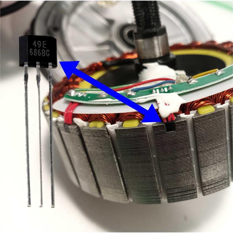 Motor 36V 300W 6,1/B34 negro para Xiaomi