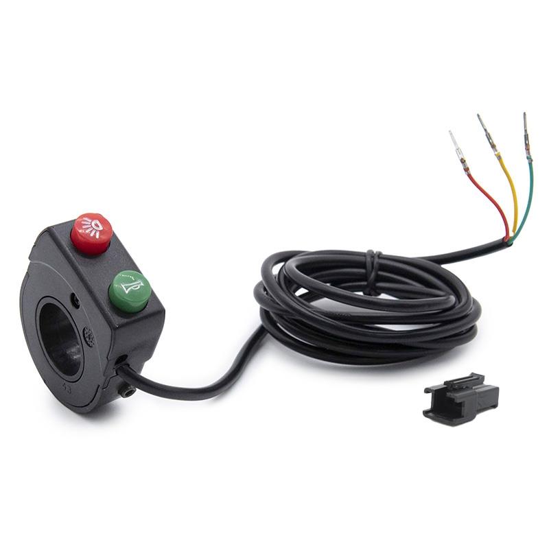 Botonera para Luz/claxon 2F - RuedaQrueda