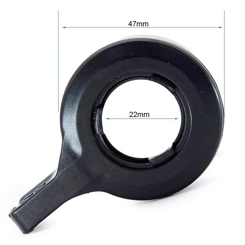 Acelerador sin almohadilla negro - RuedaQrueda