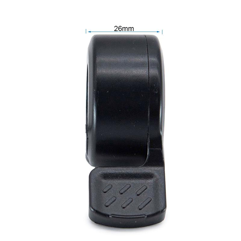 Acelerador sin almohadilla negro - RuedaQrueda