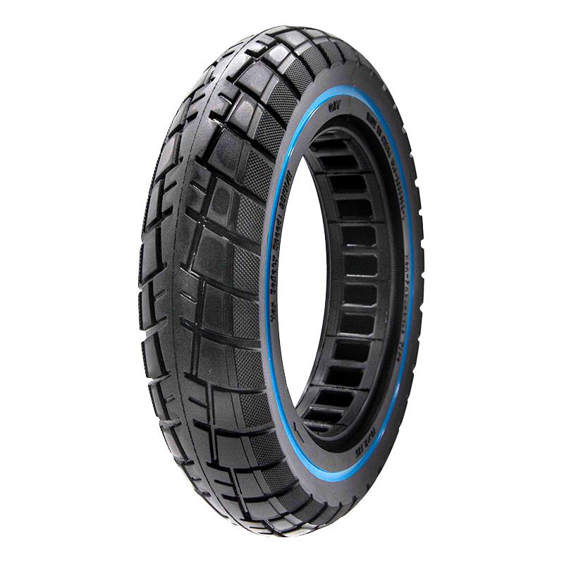 Rueda maciza offroad ultraligera 10x2,125-6,1/B34 linea azul - RuedaQrueda