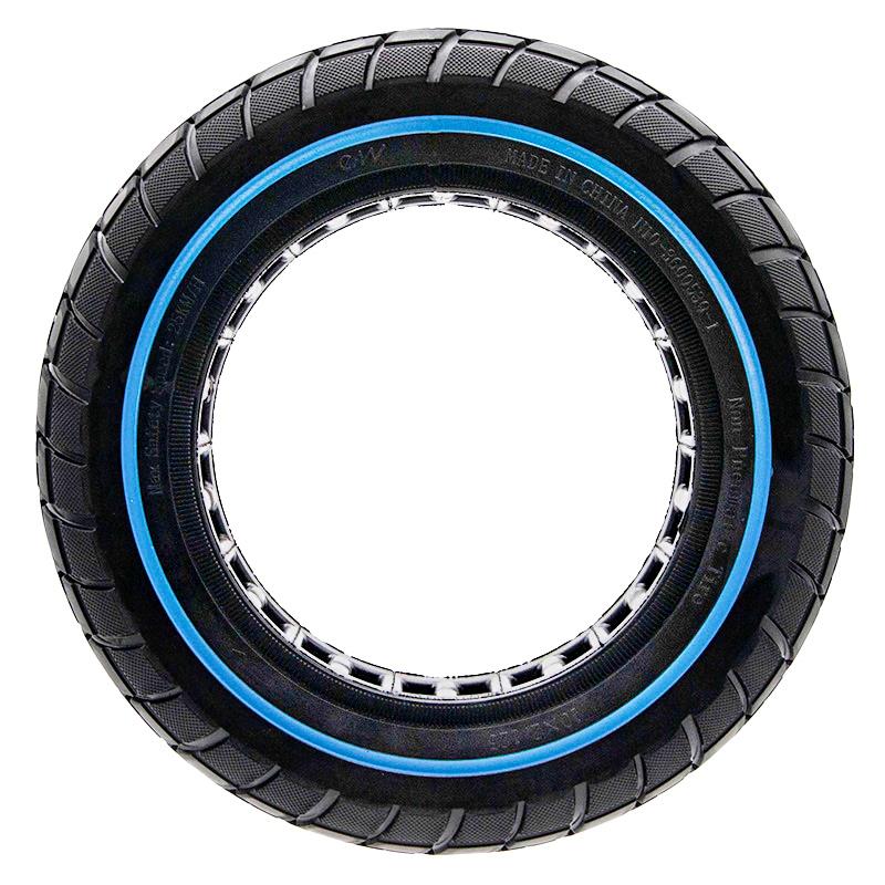 Rueda maciza offroad ultraligera 10x2,125-6,1/B34 linea azul - RuedaQrueda