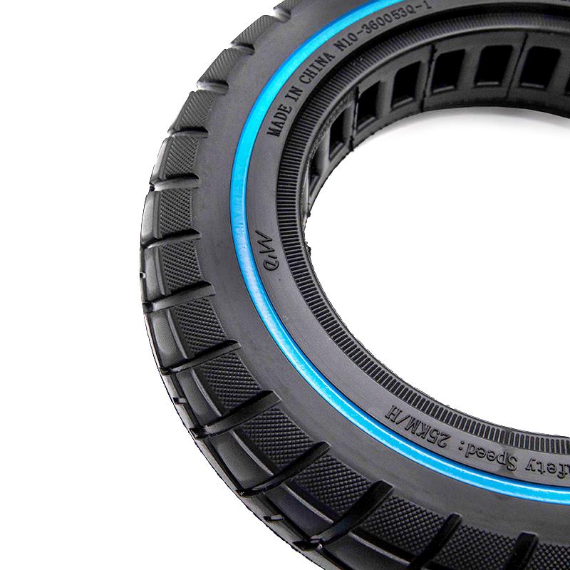 Rueda maciza offroad ultraligera 10x2,125-6,1/B34 linea azul - RuedaQrueda