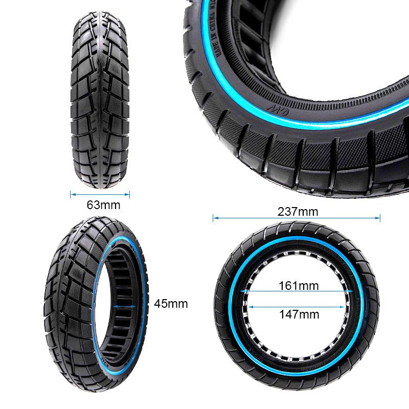 Rueda maciza ultraligera offroad linea azul 60/70-6,5/B44 - RuedaQrueda