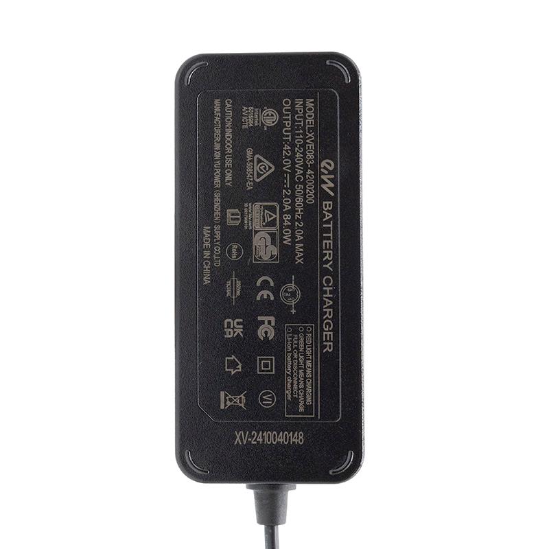 Cargador premium 36v (salida 42v) 2A conector Gx16 - RuedaQrueda