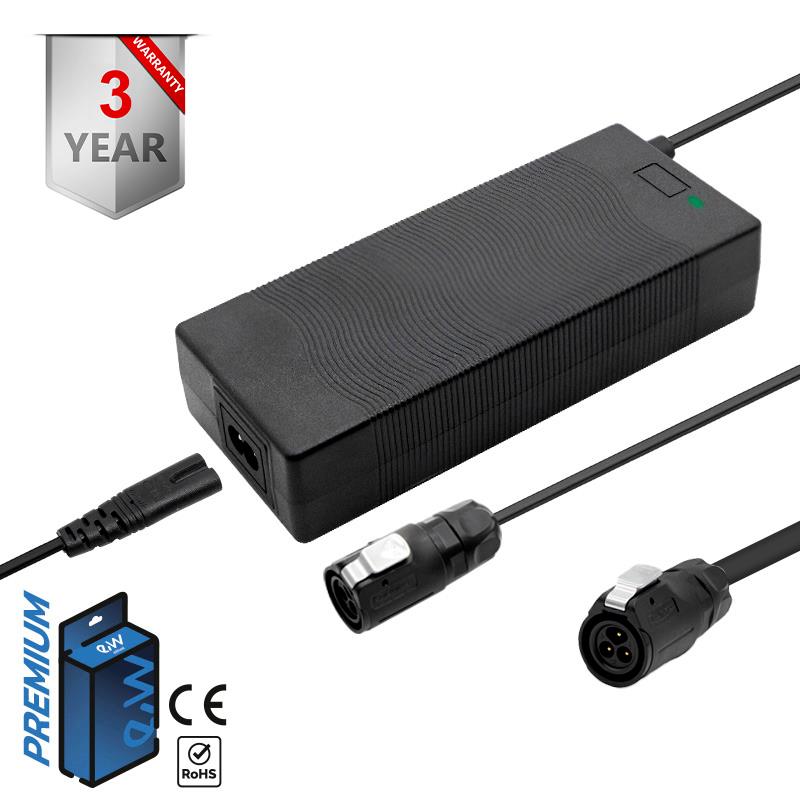 Cargador premium 52V (salida 58,1V) 2A conector LP16 para Dualtron Mini - RuedaQrueda