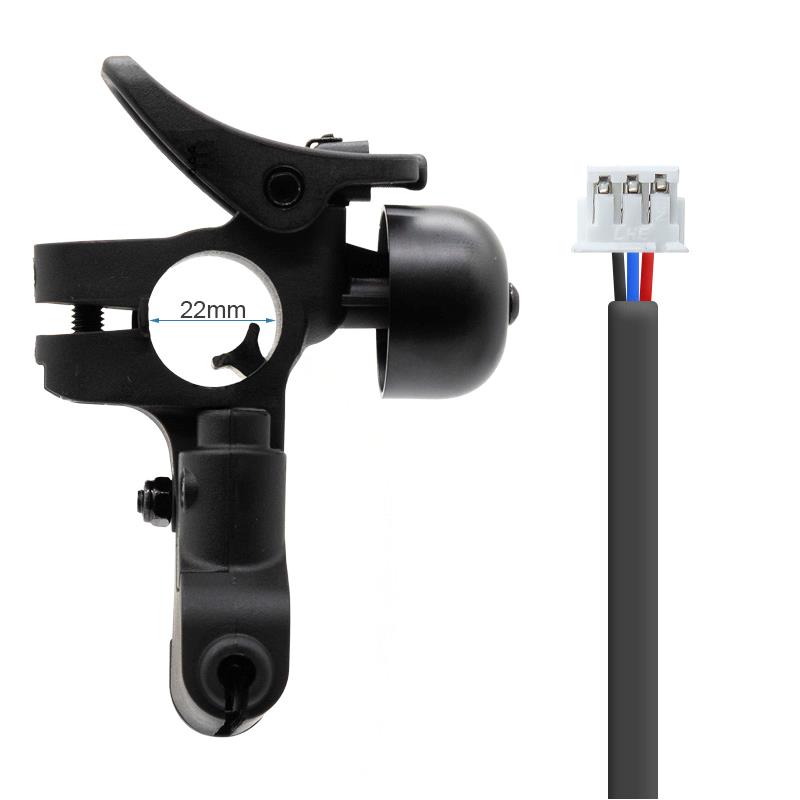 Maneta de freno L con timbre Ninebot F2/F2 Pro Plus [Ninebot] - Conector JST ZH - RuedaQrueda