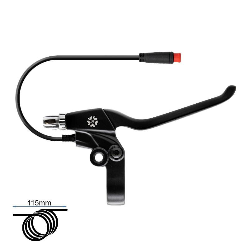 Maneta de freno con sensor y tensor para Ecoxtrem - Conector waterproof - RuedaQrueda