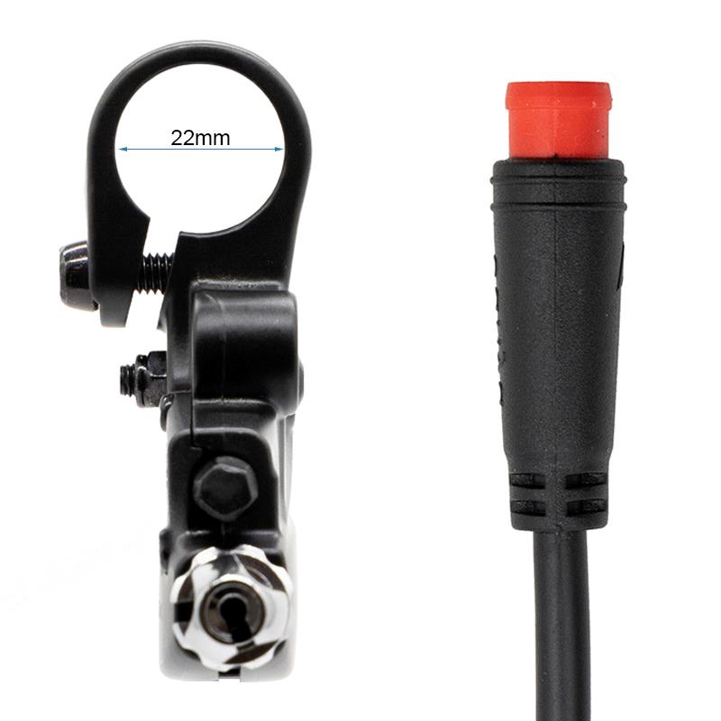 Maneta de freno con sensor y tensor para Ecoxtrem - Conector waterproof - RuedaQrueda