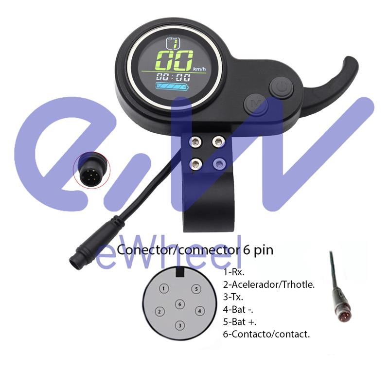 Display JP 6 pin acelerador de índice[J&P] - RuedaQrueda