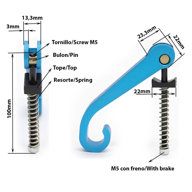 Palanca módulo de plegado SmartGyro - RuedaQrueda