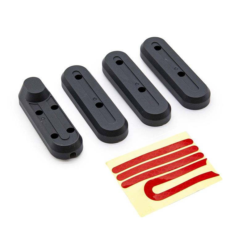 Catadióptrico negro con reflector adhesivo para Xiaomi - RuedaQrueda