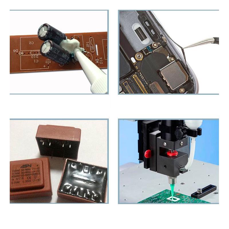 Silicona térmica 458 negra 100ml - RuedaQrueda