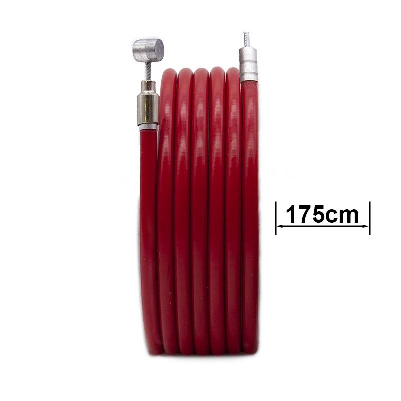 Camisa y cable de freno rojo 1,75m - RuedaQrueda