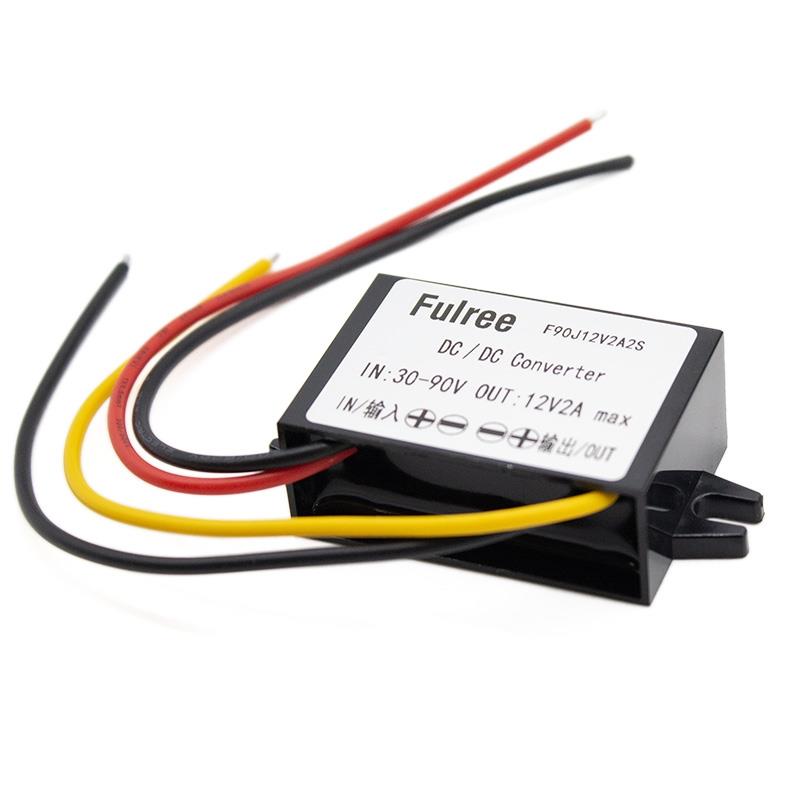 Conversor DC 30-90V a 12V 2A [Fulree] - RuedaQrueda