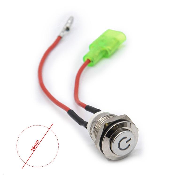 Interruptor 16mm [Minimotors] - RuedaQrueda