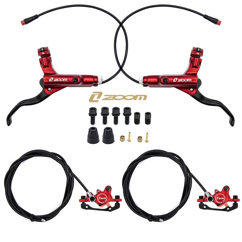 Kit de freno hidráulico rojo CR-3 Delantero L trasero L [Zoom] - RuedaQrueda