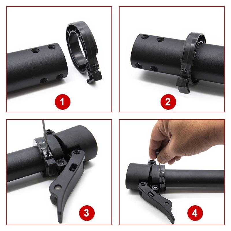 Mástil con cierre frontal 66,5 cm para Max G30 - RuedaQrueda