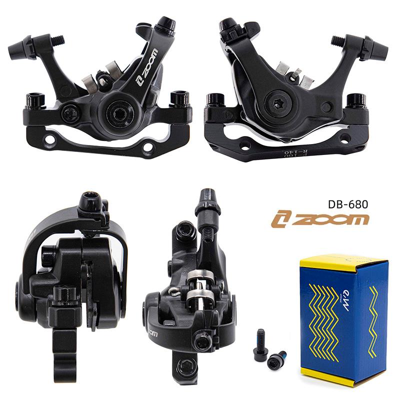 Pinza de freno DB680/RT004-M01 mecánica L 70mm negra [Zoom] - Con soporte F160/R140 - RuedaQrueda