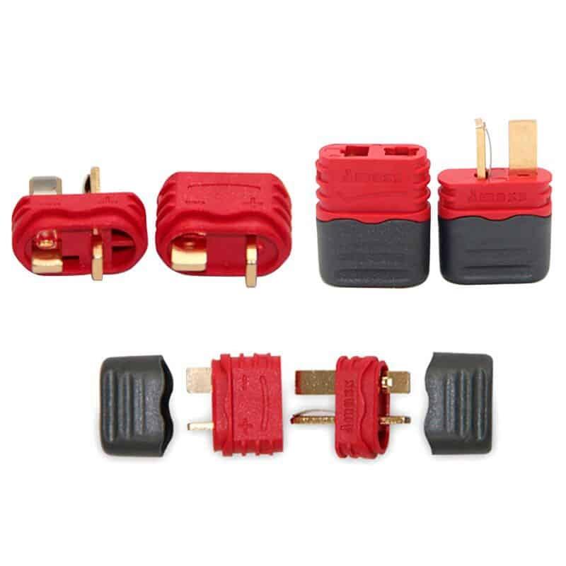 Conector T-DEAN Amass con protector - 5M/5F - RuedaQrueda