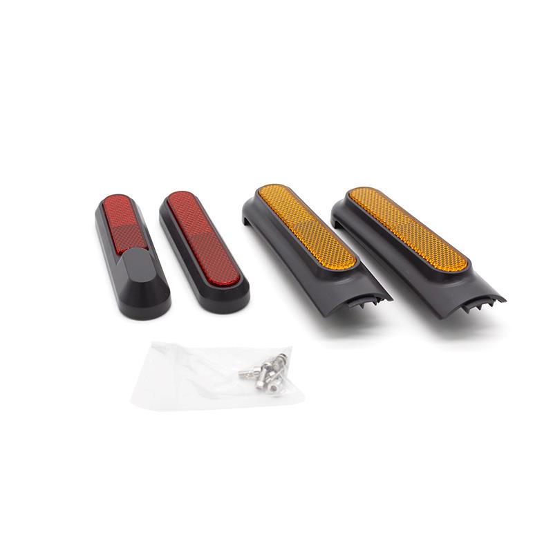 Catadióptrico negro con reflector amarillo/rojo para Xiaomi Mi4 Pro - RuedaQrueda