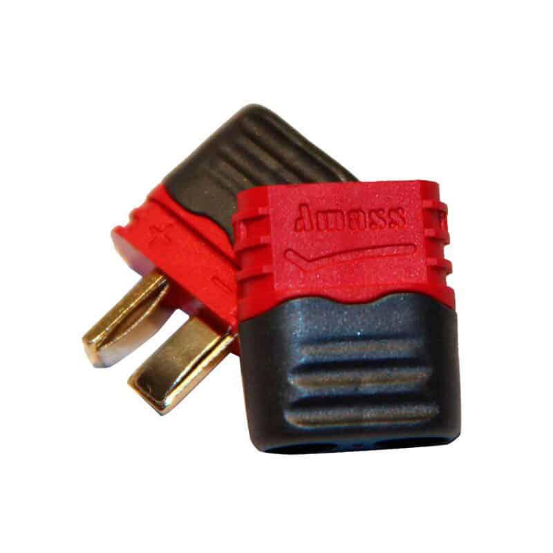 Conector T-DEAN Amass con protector - 10F - RuedaQrueda