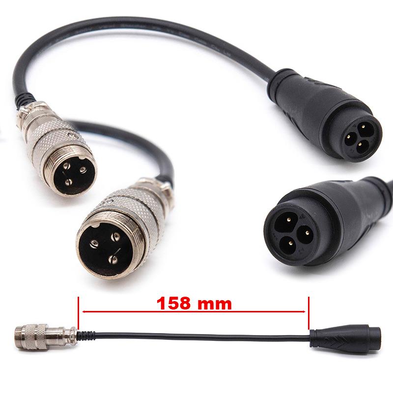 Adaptador GX16 a LP-16 - RuedaQrueda