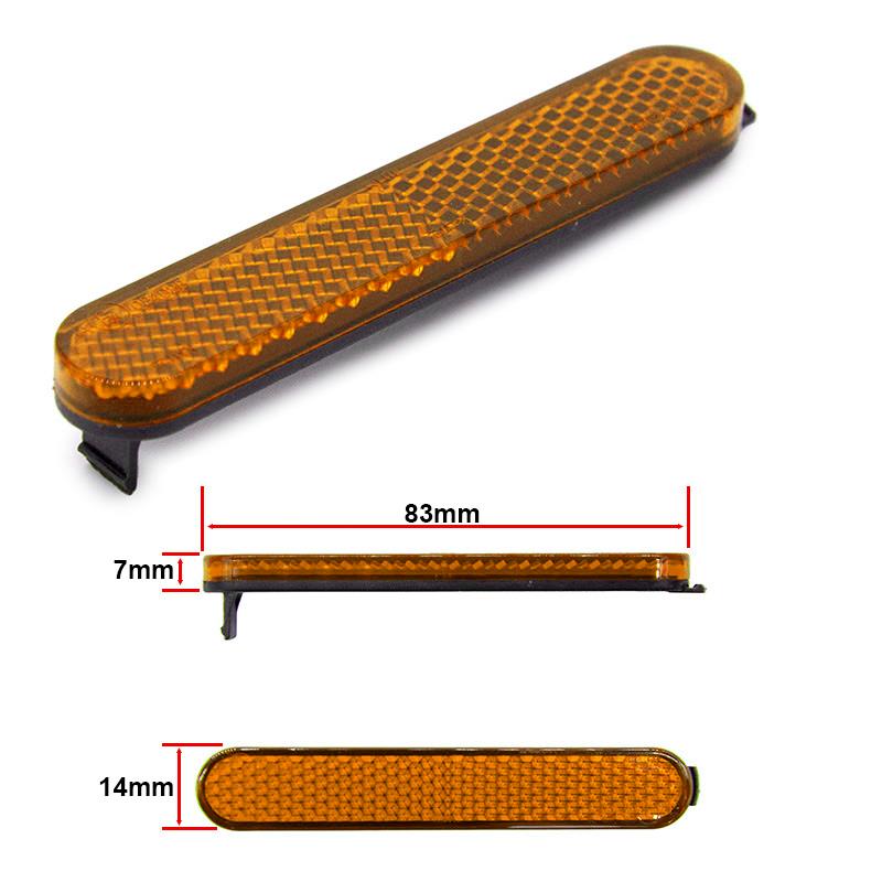 Reflector amarillo catadióptrico Xiaomi - Pack 20 - RuedaQrueda