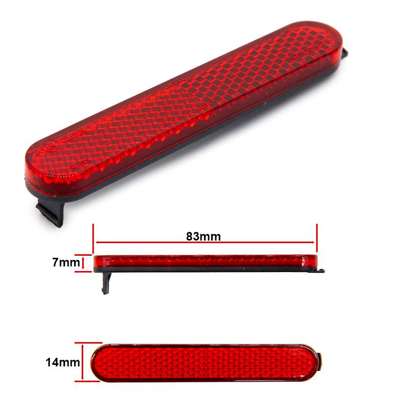 Reflector rojo catadióptrico Xiaomi - Pack 20 - RuedaQrueda