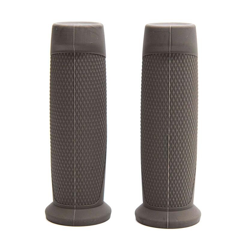 Puños de silicona grises para Ninebot series F y D - 2 uds - RuedaQrueda