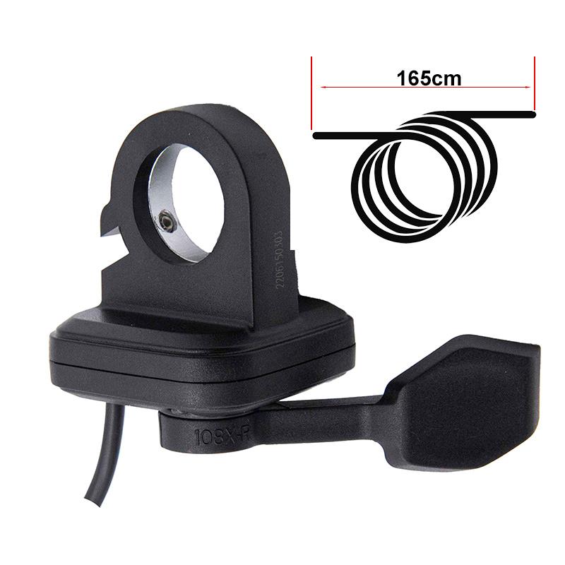 Acelerador con conector sm 1,6M negro - RuedaQrueda