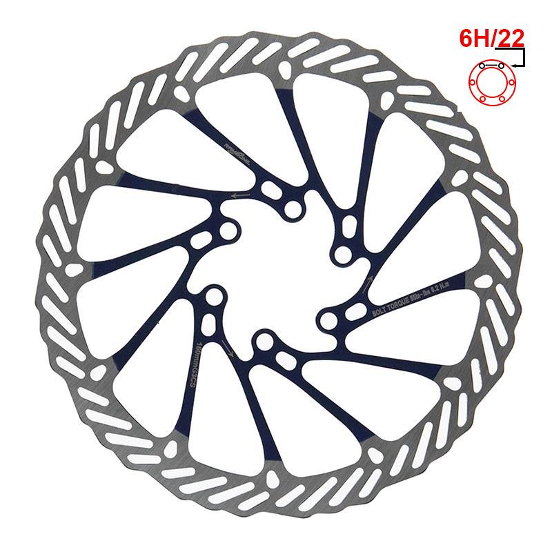 Disco de freno G3 160mm 6H azul - RuedaQrueda