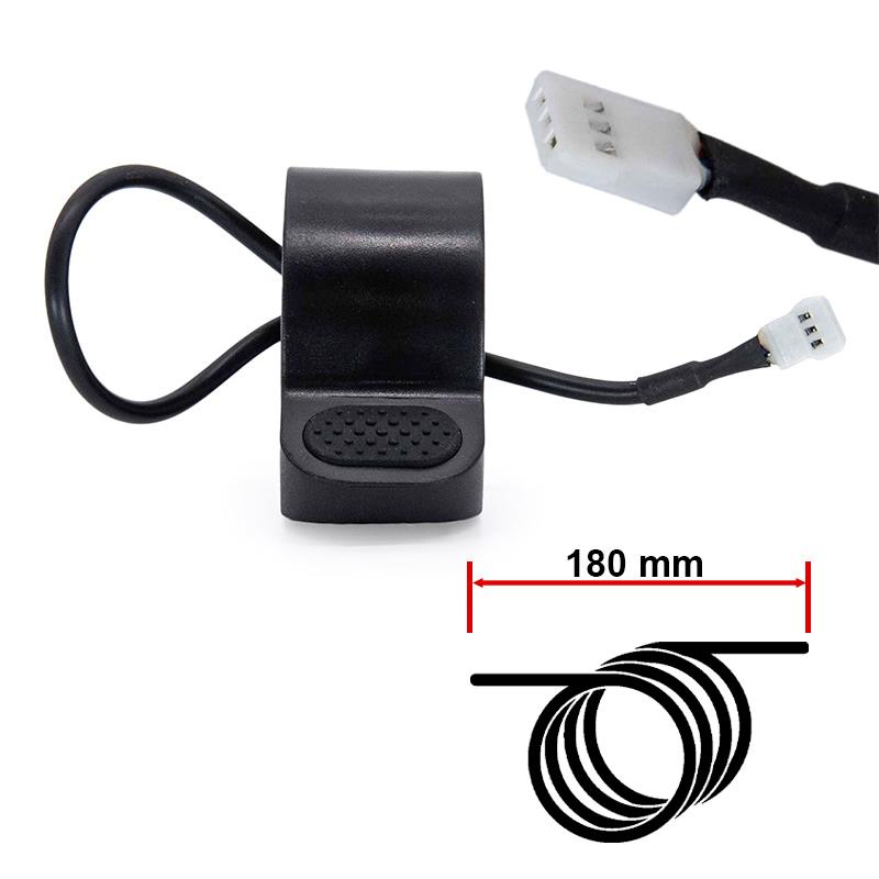 Acelerador con almohadilla negro - RuedaQrueda