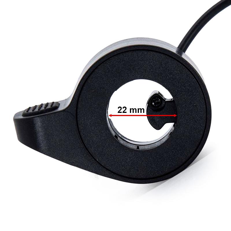 Acelerador con almohadilla negro - RuedaQrueda