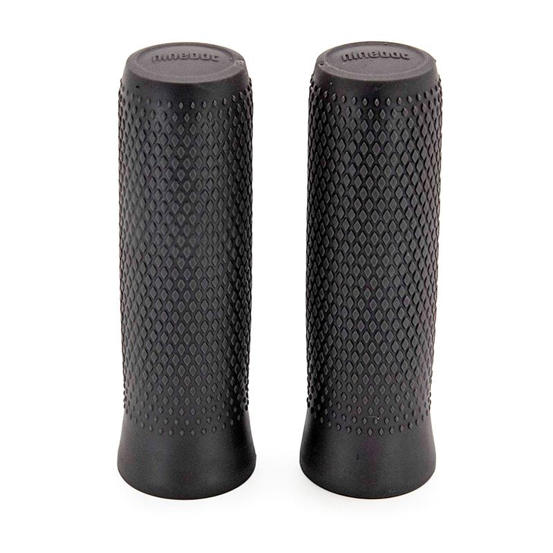 Puño de silicona grises Ninebot serie ES y E [Ninebot] - 2 uds - RuedaQrueda