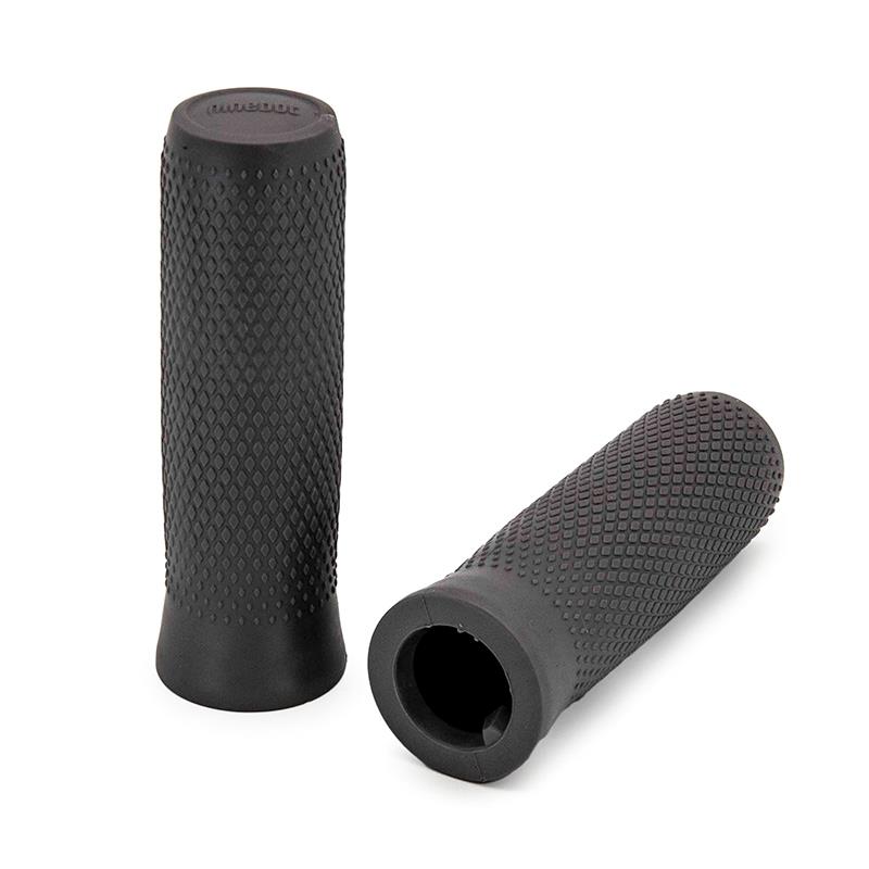 Puño de silicona grises Ninebot serie ES y E [Ninebot] - 2 uds - RuedaQrueda