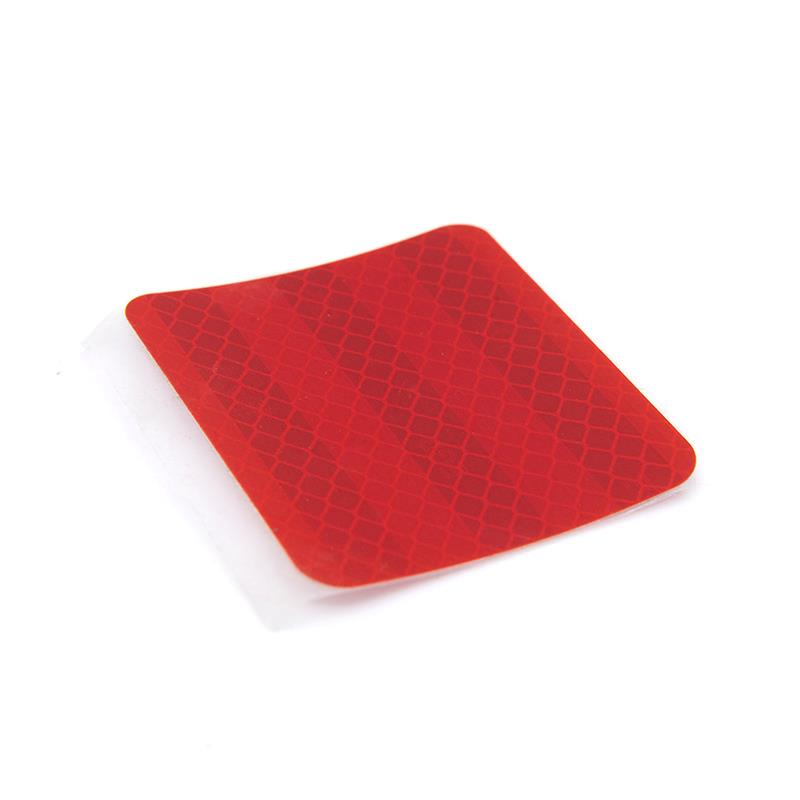 Pegatina reflectante 50x60mm roja para guardabarros Xiaomi - 10uds - RuedaQrueda