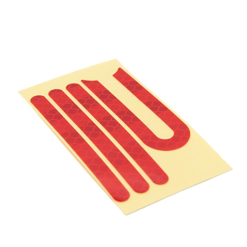 Adhesivo reflectante rojo para catadióptrico Xiaomi - 10pcs - RuedaQrueda