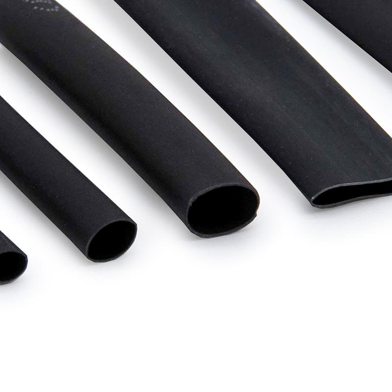 Termorretráctil negro para cable - 127 uds - RuedaQrueda