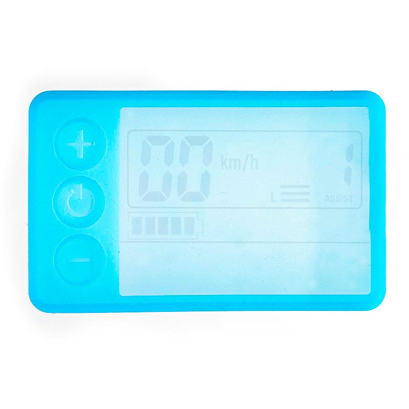 Protector de silicona impermeable azul para display S866 - RuedaQrueda