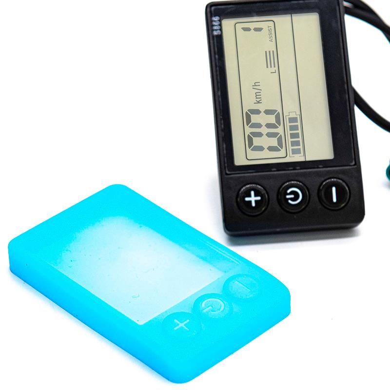 Protector de silicona impermeable azul para display S866 - RuedaQrueda