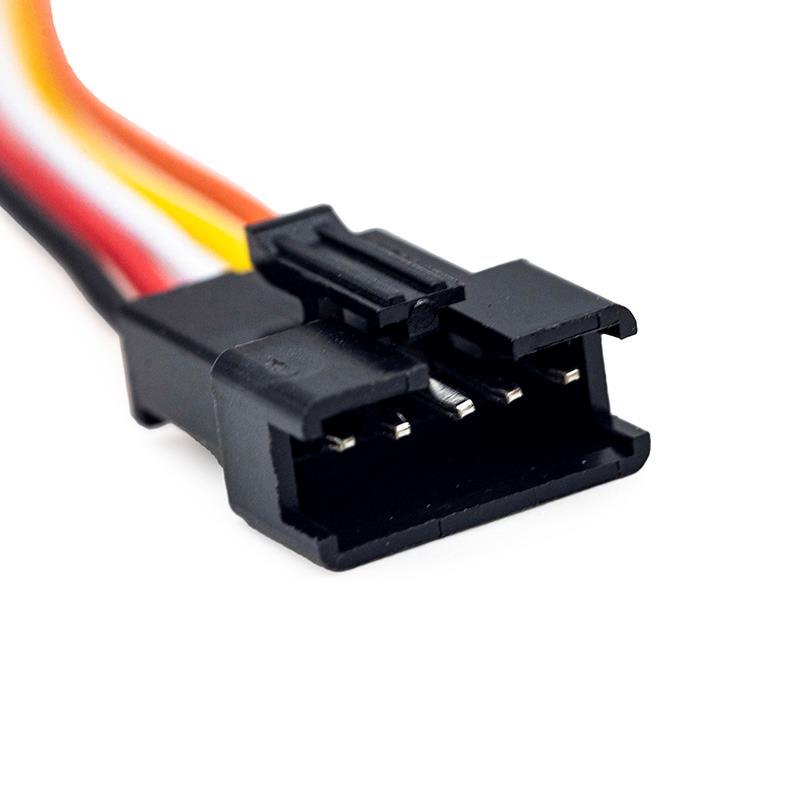 Conector SM 5 pin con cable 22AWG - 5M/5F - RuedaQrueda