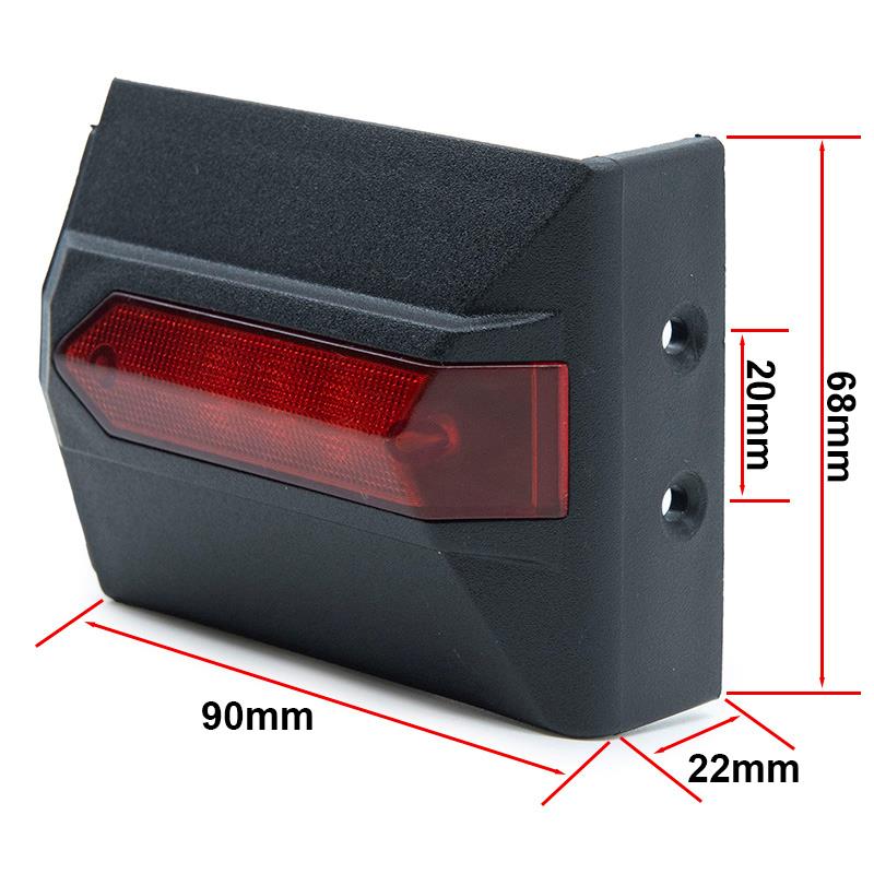 Embellecedor luz trasera R para Kukirin G2 Pro - RuedaQrueda