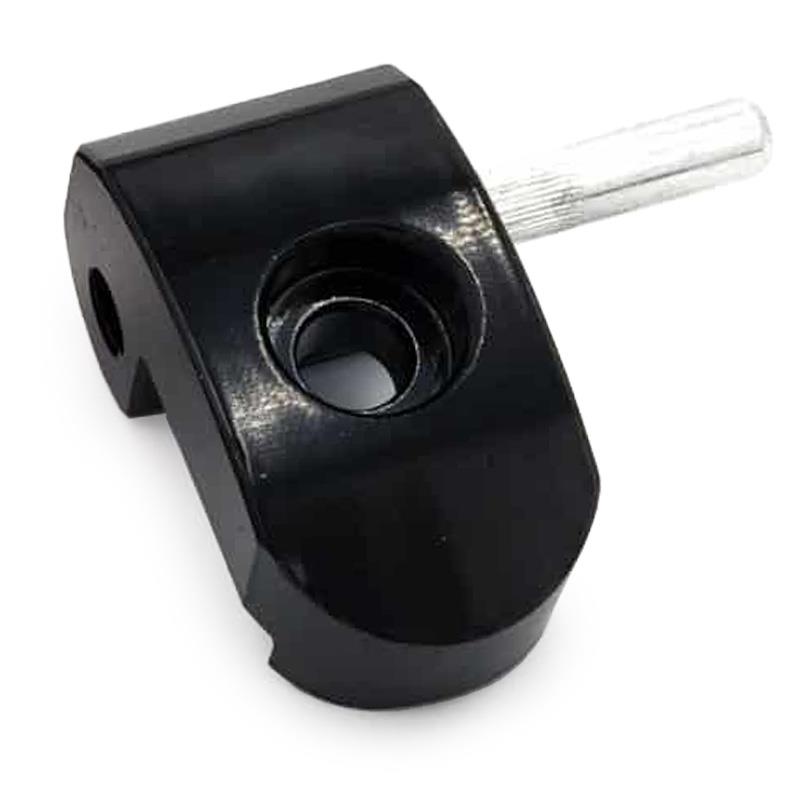 Uña de acero inox negra con pasador 5mm para Xiaomi - RuedaQrueda