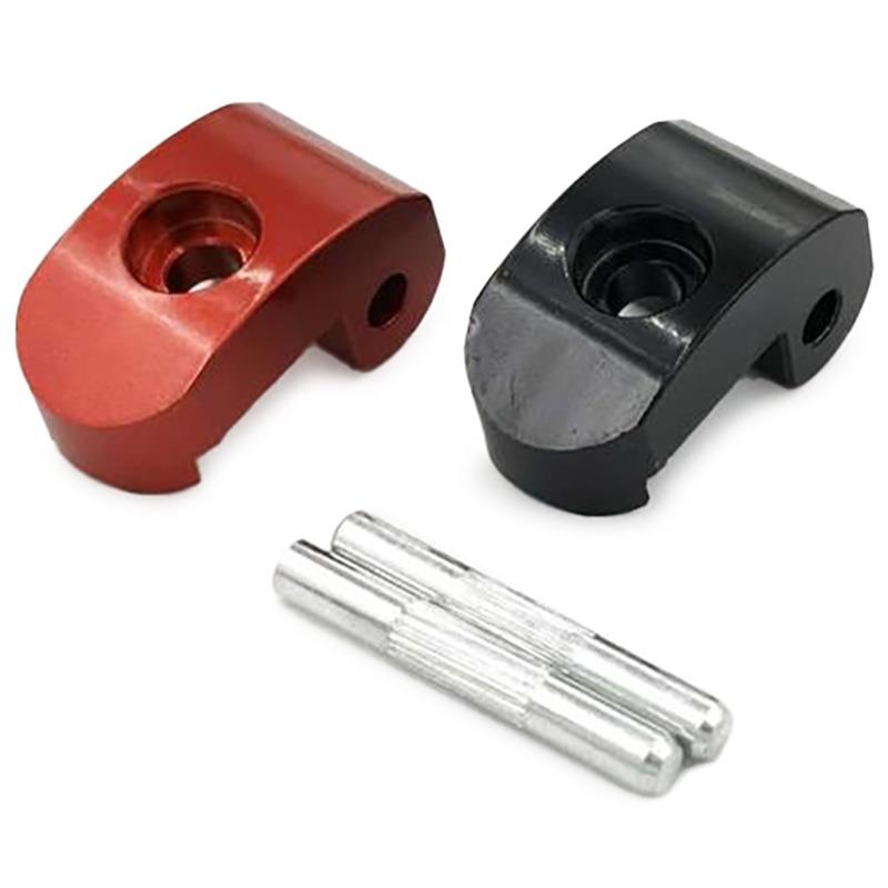 Uña de acero inox negra con pasador 5mm para Xiaomi - RuedaQrueda